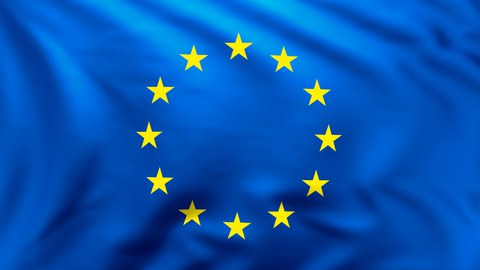 EU-Flagge-blau