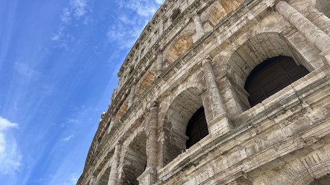 Nahaufnahme des Colosseums