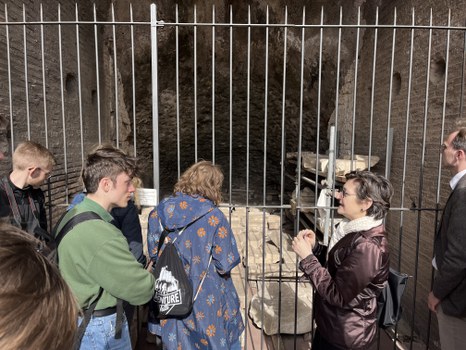 Im Kolosseum mit Silvia Orlandi