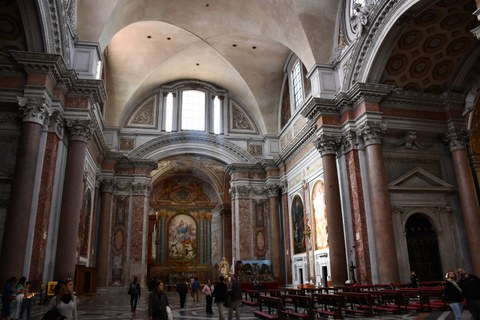 Üeberreste der Diokletiansthermen in der Santa Maria degli Angeli e dei Martiri