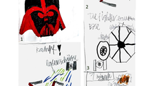 Themenseite Andere Welten von Herrmann mit Illustrationen zu Starwars