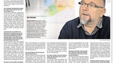 Screenshot der Zeitungsseite mit dem Interview mit Ronald Lindecke "Elternrat will Produktive Arbeit an Sachsens Schulen: „Ich höre die Kritiker schon DDR rufen“