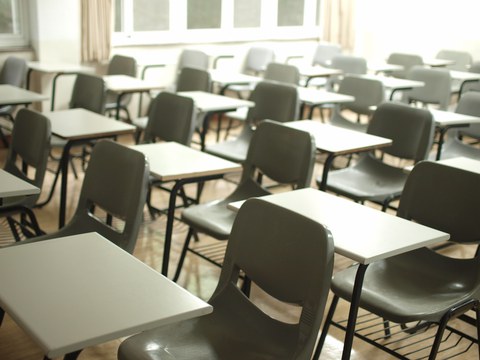 leeres Klassenzimmer