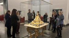 Visit in the green vault