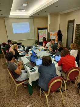 Seminargruppe im Workshop