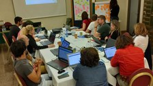 Seminargruppe im Workshop