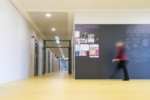 Flur im Gebäude MS1