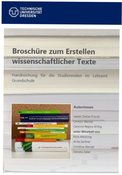 Broschüre wissenschaftliche Texte