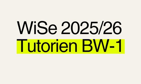 Tutorien WiSe 2025/26