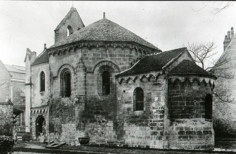 Die Templerkirche von Laon um 1920