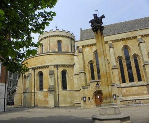 London, Temple-Church, Chor des 13. Jh.s