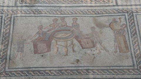 mosaic of sepphoris in Israel