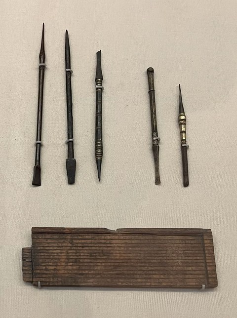 Writing instruments from Antiquity