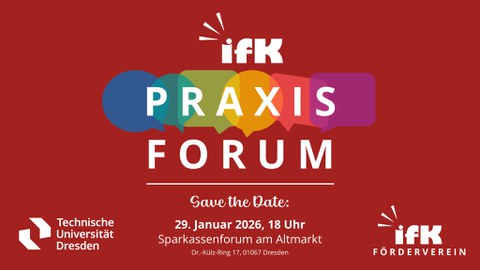 Save the Date für das IfK-Praxisforum am 29. Januar 2026