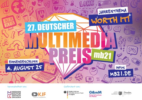 Plakat des 27. deutschen Multimedia-Preis