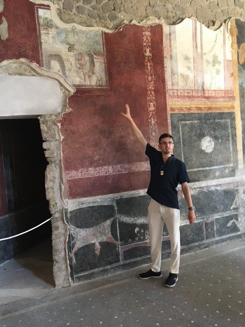 Dr. Telminov in der Villa San Marco, Exkursion Neapel September 2025