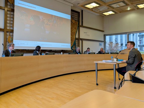 Straßbourg Dissertationsverteidigung