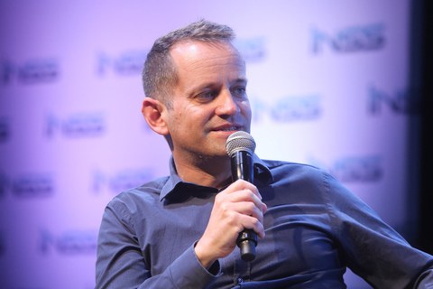 A man holding a lecture