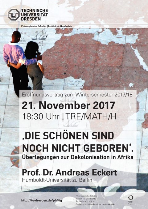 Plakat zum IfG-Eröffnungsvortrag