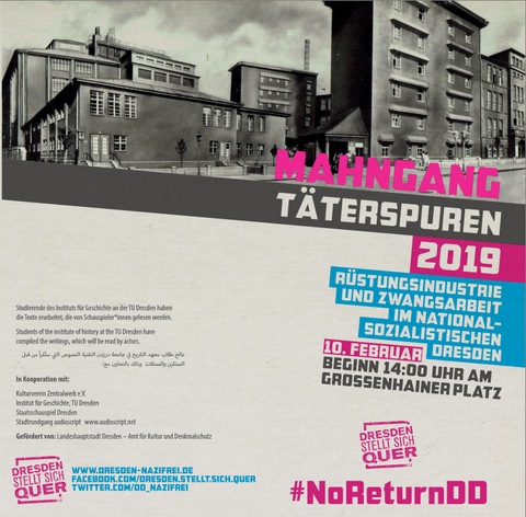 Flyer Mahngang 2019