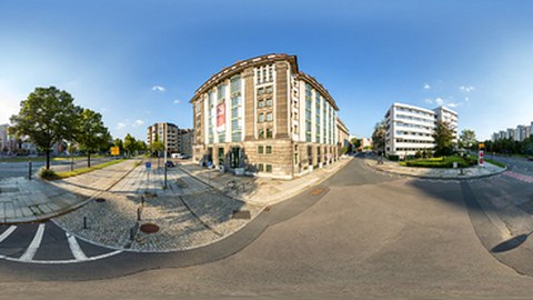 Sächsisches Hauptstaatsarchiv Dresden, Haupteingang