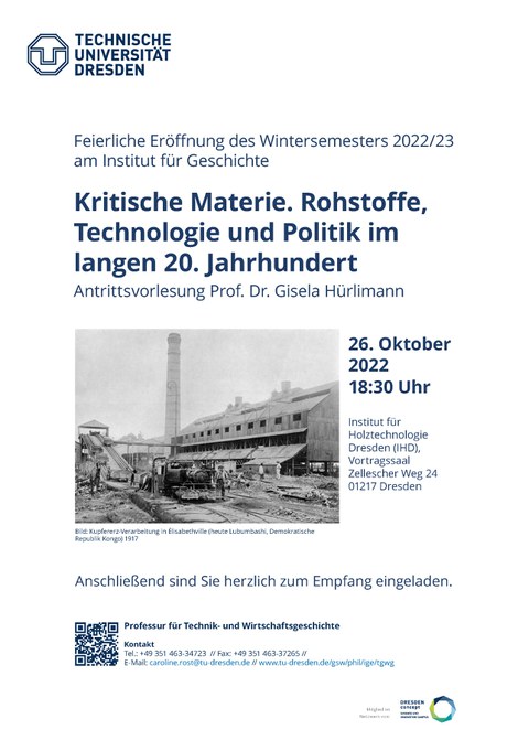 Plakat Antrittsvorlesung Hürlimann