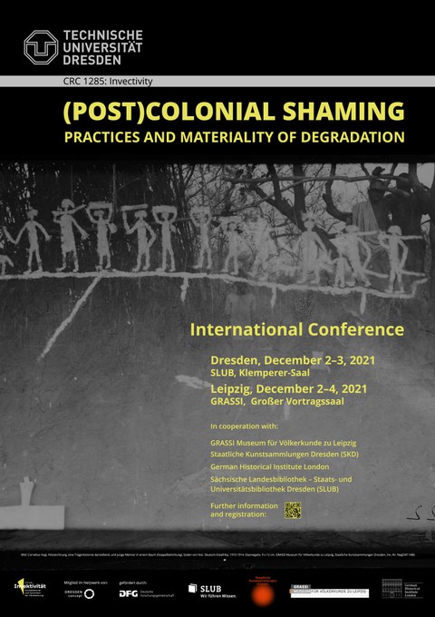 Plakat der Konferenz Postcolonial Shaming