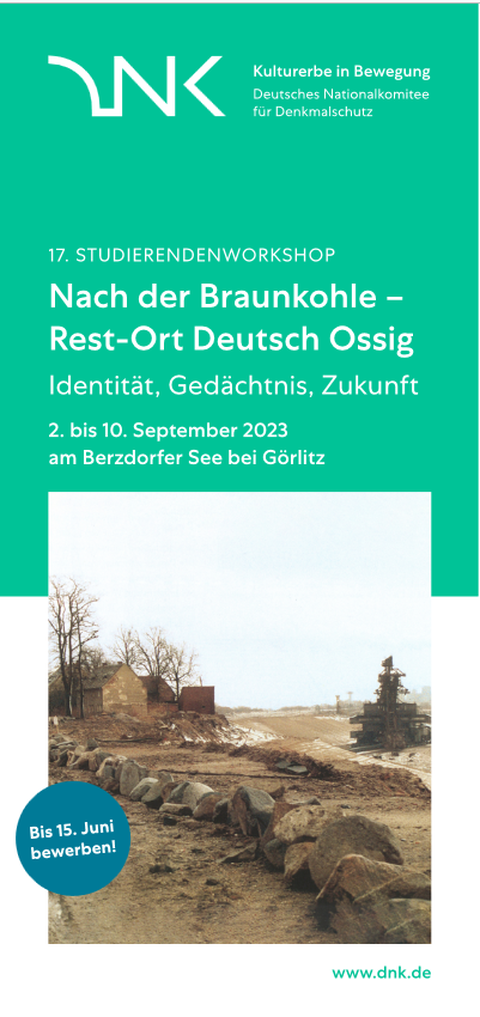 Deckblatt des Flyers für den Workshop