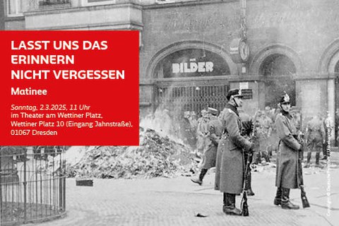 Flyer Matinee: Lasst uns das Erinnern nicht vergessen