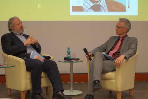 Dr. Christoph Wirtz im Gespräch mit Prof. Dr. Andreas Rutz