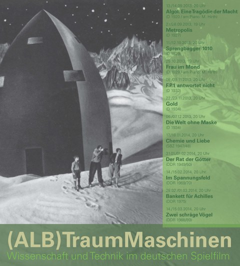 Plakat zur Filmreihe AlbTraumMaschinen