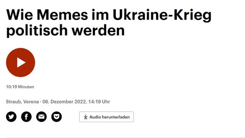 Ankündigung Radiointerview Verena Straub im Deutschlandfunk