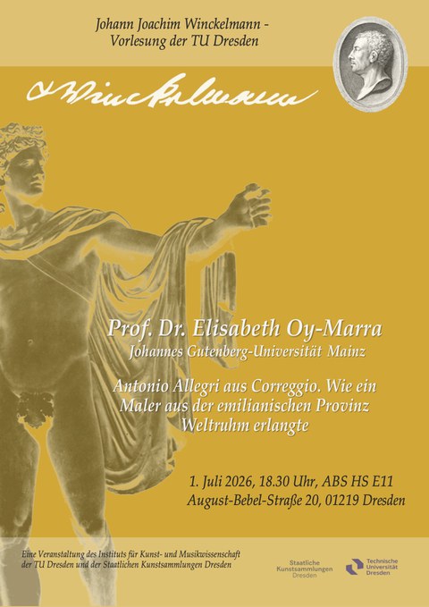 Poster for the Winckelmann Lecture