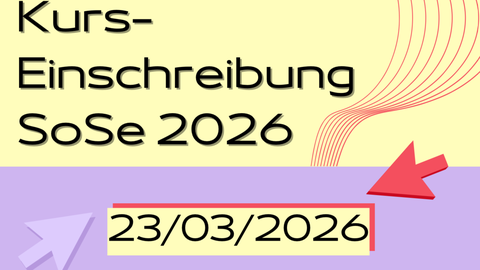 colorful graphic course enrollment 2026, with date 23/03/2026