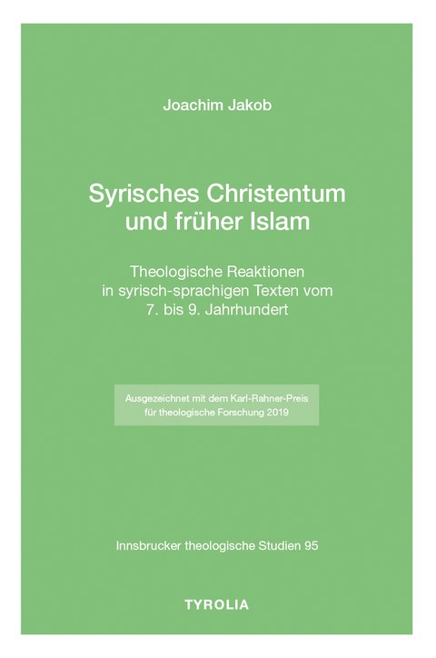 Cover Syrisches Christentum und früher Islam