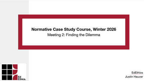 Normative Case Study Course 1