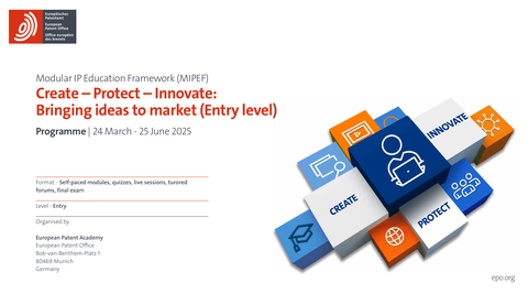 Poster of the Modular IP Education Framework