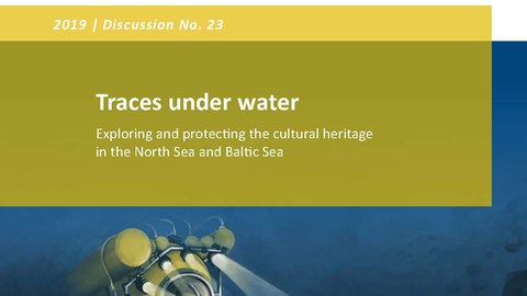 Buchcover Spuren unter Wasser englisch