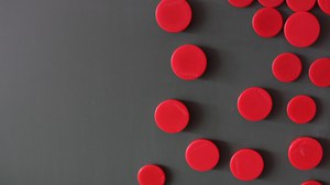 Magnete an der Tafel