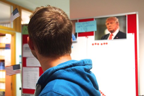 Bild von der US-Election-Night 2016