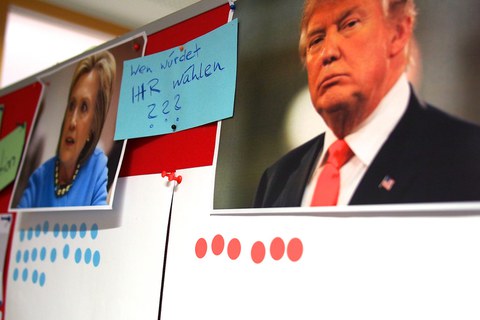 Bild von der US-Election-Night 2016