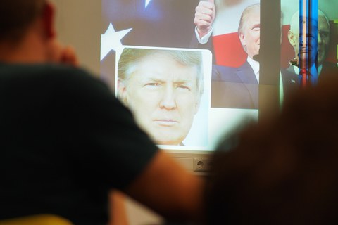 Bild von der US-Election-Night 2016