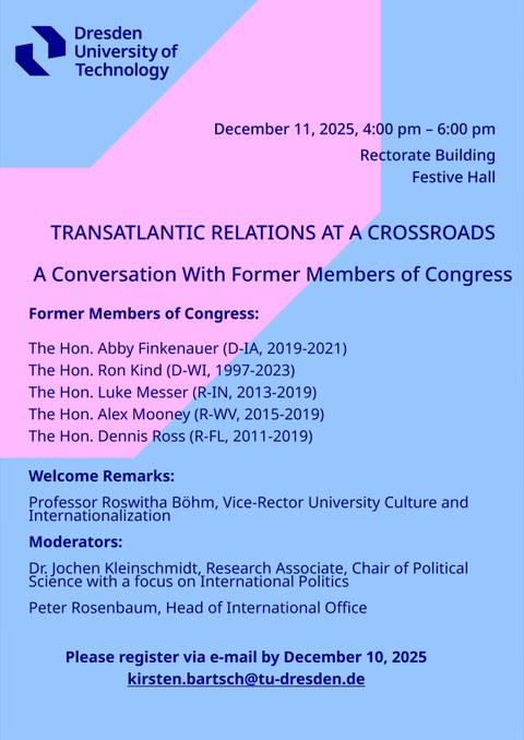 Flyer Transatlantic Relations at a Crossroad
