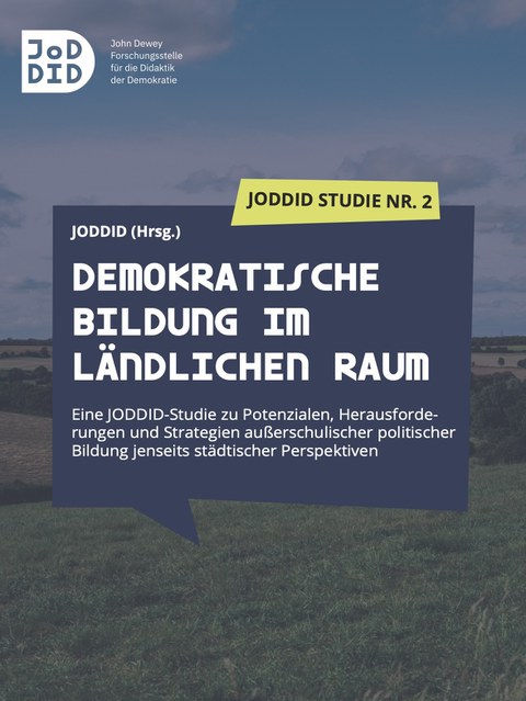 Cover der JoDDiD-Studie DEMOKRATISCHE BILDUNG IM LÄNDLICHEN RAUM 
