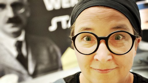Anja Besand in der Innovationswerkstatt