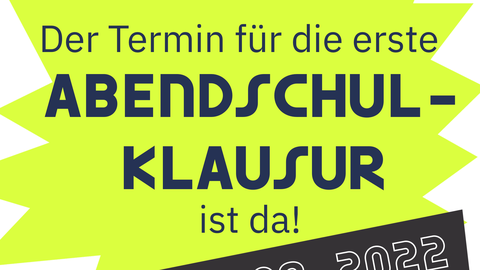 Abendschulklausur am 22.08.