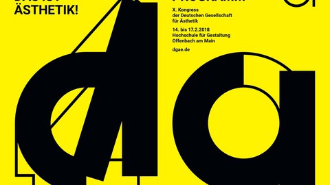 Kongress Dt. Gesellschaft für Ästhetik