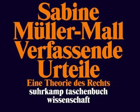 Verfassende Urteile, Cover Suhrkamp 2023