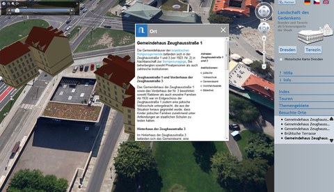 Visualisierung des ehemaligen Gemeindehaus Zeughausstraße