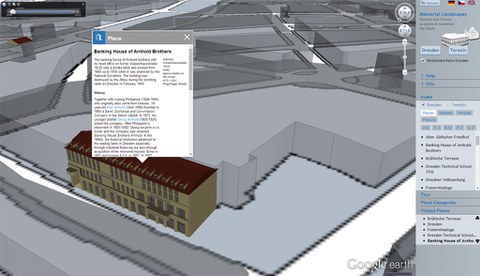 Visualisierung des ehemaligen Bankhaus Gebrüder Arnhold
